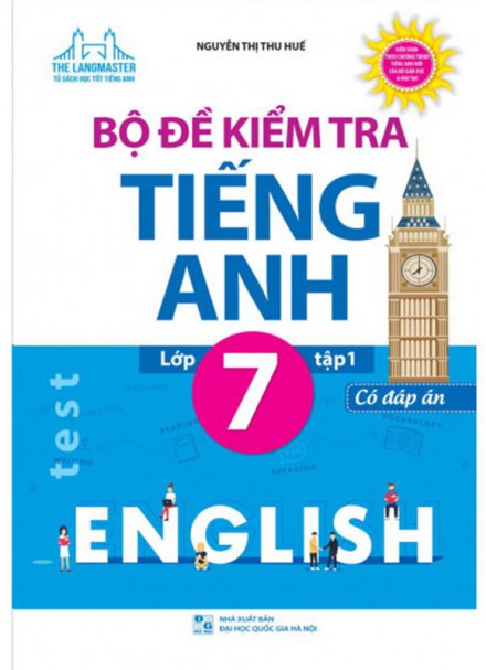 Bộ Đề Kiểm Tra Tiếng Anh Lớp 7 &#8211; Tập 1,2