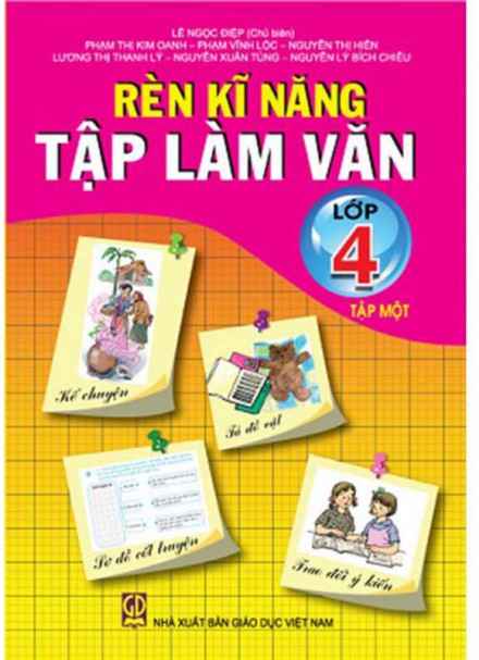 Sách Rèn Kĩ Năng Tập Làm Văn Lớp 4 &#8211; Tập 1,2