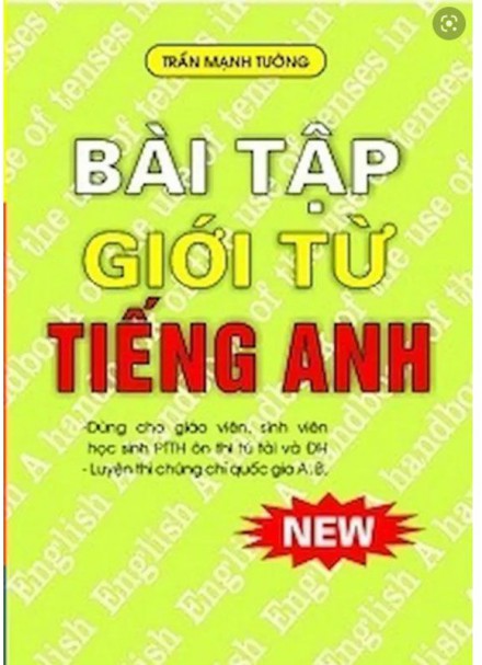 Bài Tập Giới Từ Tiếng Anh – Trần Mạnh Tường