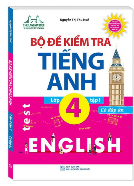 Bộ đề kiểm tra tiếng Anh lớp 4 tập 1,2