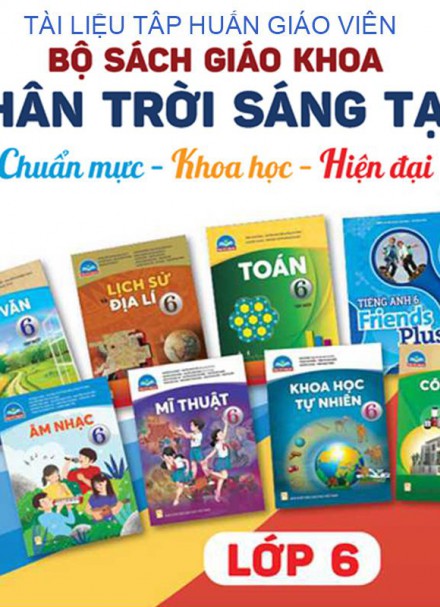 Tài Liệu Tập Huấn Giáo Viên &#8211; Sách giáo khoa lớp 6  (Bộ Sách Chân Trời Sáng Tạo)