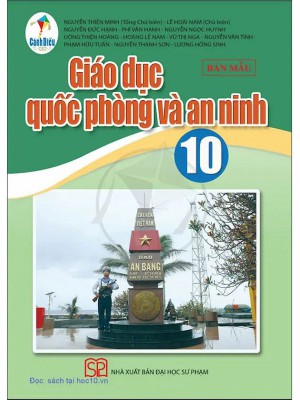 Giáo Dục Quốc Phòng Và An Ninh 10 &#8211; Cánh Diều